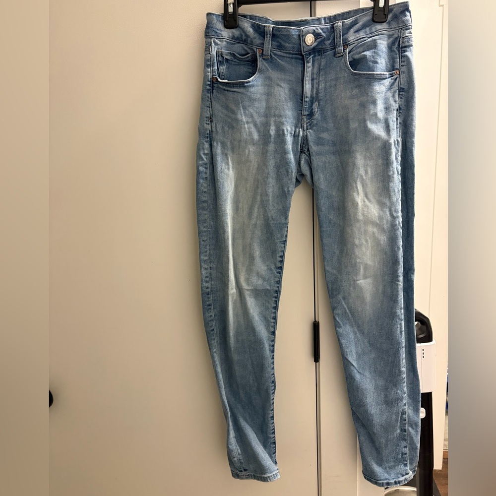 American Eagle Light Blue Skinny Jeans